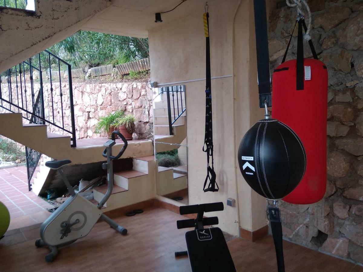 Apartamento En Villa Con Piscina Малага Екстериор снимка